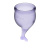 Satisfyer Feel Secure - набор менструальных чаш, 15 мл и 20 мл (фиолетовый) - sex-shop.ua